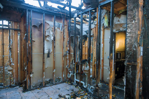 Professional Fire Damage Removal technician working in Clinton, PA